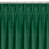 Zasłony - Zasłona VILA kolor butelkowa zieleń styl klasyczny flex 9,5 cm z podwójną zakładką velvet 135x245 homede - CURT/HOM/VILA/VELVET/ - miniaturka - grafika 1