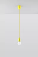 Lampy sufitowe - Sollux Lighting Lampa wisząca DIEGO 1 żółta SL.0578 - miniaturka - grafika 1