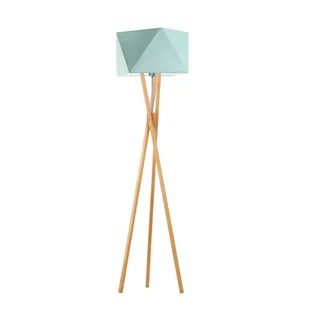 Drewniana lampa stojąca na trzech nogach TULUZA - Lampy stojące - miniaturka - grafika 1