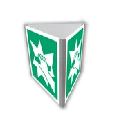 Systemy ekspozycyjne i znaki informacyjne - AE808 STŁUC ABY UZYSKAĆ DOSTĘP (3D DOŚCIENNY), PS - PŁYTA PCV 1MM FOTOLUMINESCENCYJNA; (350X350MM) - miniaturka - grafika 1