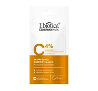Maseczki do twarzy - L'BIOTICA DERMOMASK EKSPRESOWO ROZŚWIETLAJĄCA MASECZKA DO TWARZY Z WITAMINĄ C 8ML - miniaturka - grafika 1