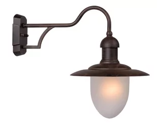 Lucide ARUBA Kinkiet 1xE27 Frost Glass/Rust 11871/01/97 - Lampy ogrodowe - miniaturka - grafika 2