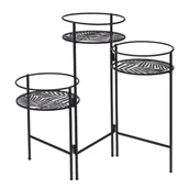 Donice - Stojak na doniczki Foliage, czarny - miniaturka - grafika 1