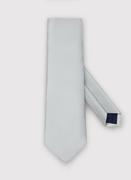 Krawaty i muchy męskie - Męski krawat w kolorze srebrnym - miniaturka - grafika 1