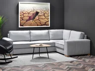 Narożniki - Rozkładany Narożnik Modułowy Z Poduszkami Do Salonu London 1 Wybór Tkanin - miniaturka - grafika 1