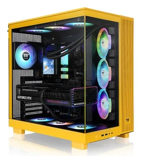 Thermaltake View 380 XL TG ARGB Midi Tower Żółty - Obudowy komputerowe - miniaturka - grafika 1
