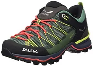 Buty trekkingowe damskie - Salewa Damskie buty trekkingowe Ws Mountain Trainer Lite Gore-tex, zielony - Feld Green Fluo Coral - 35 EU - miniaturka - grafika 1