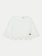Bluzki damskie - Guess Bluzka J5RH04 WGWR0 Biały Regular Fit - miniaturka - grafika 1
