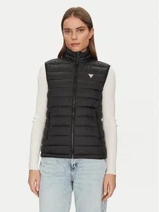 Guess Jeans Bezrękawnik W5RN55 WHAB2 Czarny Regular Fit - Kamizelki damskie - miniaturka - grafika 1