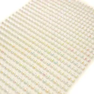 Scrapbooking - Kryształki samoprzylepne 3mm 806szt- kość słoniowa - miniaturka - grafika 1