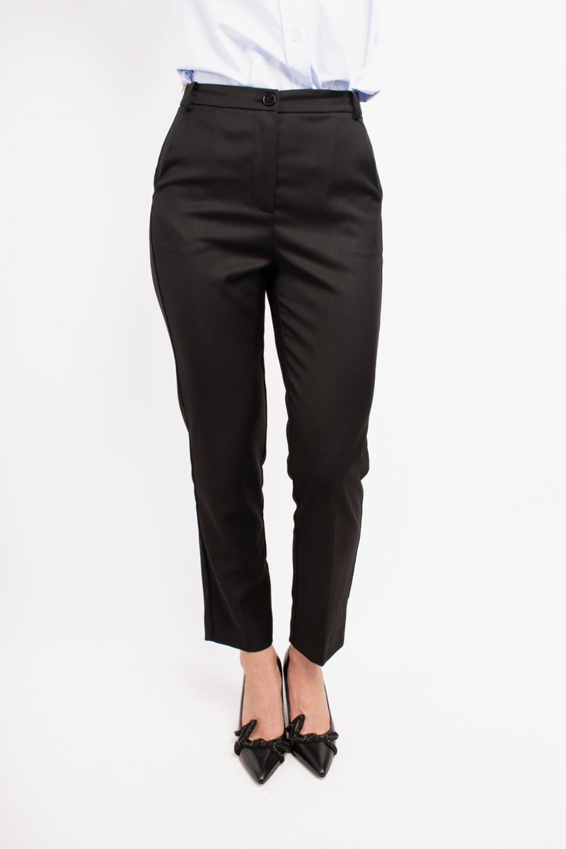 Spodnie damskie Patrizia Pepe 8P0614 A106 czarny - Pants: 40