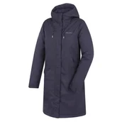 Kurtki i kamizelki sportowe damskie - Płaszcz damski Husky Narvik L Rozmiar: M / Kolor: ciemnoniebieski - miniaturka - grafika 1