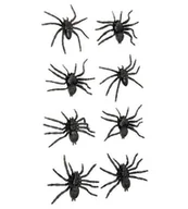Halloween - Guirca Dekoracja "Pająk", GUIRCA, czarny, 8 szt GU19436 - miniaturka - grafika 1
