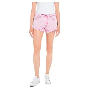 Replay Damskie szorty dżinsowe WB425, 305 Light PINK, 29, 305 jasnoróżowy, 29W - Spodenki damskie - miniaturka - grafika 1