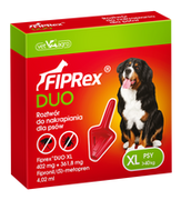 Artykuły przeciw pasożytom - Vet-Agro VET-AGRO FIPREX DUO XL 402 mg + 361,8 mg roztwór do nakrapiania dla psów 44879-uniw - miniaturka - grafika 1