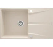 Zlewozmywaki - Deante Corio ZRC_511A Granitowy Beżowy - miniaturka - grafika 1