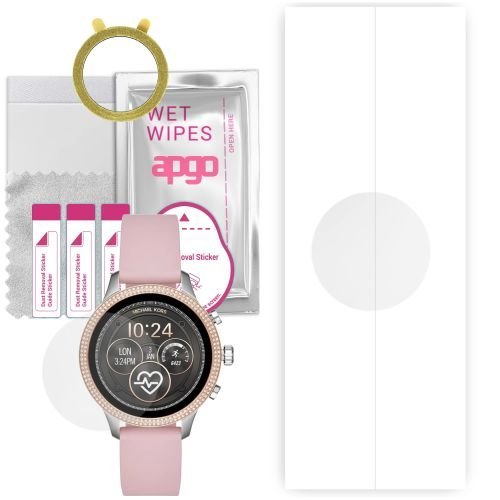 1x folia hydrożelowa ochronna do Michael Kors Runway - apgo Smartwatch Hydrogel Protection Ochrona na ekran smartwatcha
