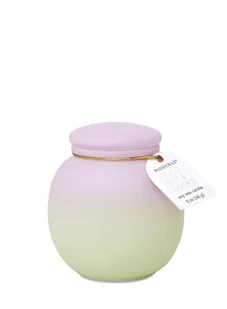 Świeca zapachowa szklana Paddywax Orb 141 g Coconut & Amber - pink / green - Świece - miniaturka - grafika 1