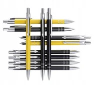 Plecaki szkolne i tornistry - Długopis metalowy reklamowy BOND z logo tekstem 50szt długopisy nadruk - miniaturka - grafika 1