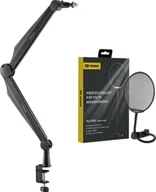 Akcesoria do komputerów stacjonarnych - Mozos Mozos Ramię statyw mikrofonowy czarny 80 cm SB41 + Popfiltr mikrofonowy PS-PRO - miniaturka - grafika 1