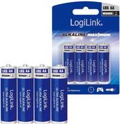 Baterie i akcesoria - LogiLink logilink Baterie alkaliczne LR6 1.5V 8sztuk (LR6F8) - miniaturka - grafika 1