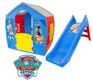 Place zabaw - Plac zabaw - domek dla dzieci + zjeżdżalnia 140 cm Psi Patrol - miniaturka - grafika 1