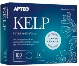 Synoptis PHARMA SP. Z O.O. Apteo Kelp 100 tabletek 3490981 - Witaminy i minerały - miniaturka - grafika 1