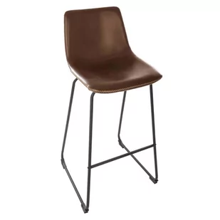 Atmosphera Krzesło barowe Lois Brown DD.11860 - Taborety i hokery - miniaturka - grafika 1
