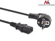 Kable komputerowe i do monitorów - Maclean Kabel zasilający1.5 m wtyk EU MCTV-691 - miniaturka - grafika 1