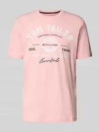 Koszulki męskie - T-shirt o kroju regular fit z czystej bawełny - miniaturka - grafika 1