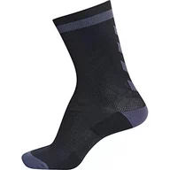 Skarpetki damskie - Hummel Elite Indoor Sock Low skarpety uniseks czarny Schwarz/Asphalt 46-48 204043-1006 - miniaturka - grafika 1