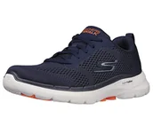 Trampki męskie - Skechers Męskie trampki 216209 NVY, granatowe, 6,5 UK - miniaturka - grafika 1