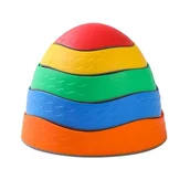 Zabawki sensoryczne - Małpiszon, ścieżka sensoryczna kamienie rzeczne Wave 6 szt - miniaturka - grafika 1