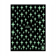 Ozdoby do paznokci - Allepaznokcie Naklejki do paznokci cienkie samoprzylepne świecące w UV Colorf CY-033 - miniaturka - grafika 1