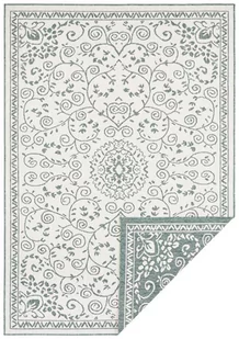 Zielono-kremowy dywan odpowiedni na zewnątrz NORTHRUGS Leyte, 120x170 cm - Dywany zewnętrzne - miniaturka - grafika 1