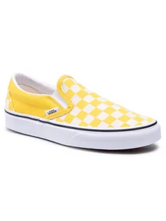 Trampki męskie - Vans Tenisówki Classic Slip-On VN0A33TB42Z1 Żółty - grafika 1