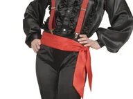Dodatki do strojów karnawałowych - Czerwona szarfa piracka - 1 szt. - miniaturka - grafika 1