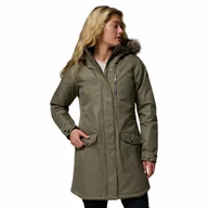 Kurtki damskie - Kurtka ocieplana damska Columbia Suttle Mountain Long Insulated Jacket stone green - S - miniaturka - grafika 1