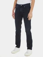 Spodnie męskie - Tommy Hilfiger Jeansy Denton MW0MW33338 Granatowy Straight Fit - miniaturka - grafika 1