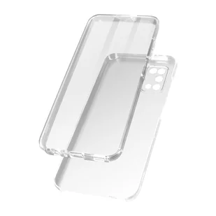 Etui 360° do Samsunga Galaxy A03s Elastyczny przód i sztywny tył – przezroczyste - Etui i futerały do telefonów - miniaturka - grafika 1