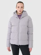 Kurtki damskie - 4F Kurtka narciarska membrana NeoDry 5000 damska - szara XXL - miniaturka - grafika 1