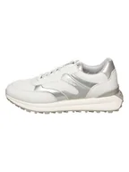 Trampki damskie - s.Oliver Sneakersy w kolorze biało-srebrnym - miniaturka - grafika 1