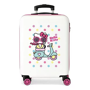 Hello Kitty Dziewczynka, biały, 38x55x20 cm, walizka kabinowa - Walizki - miniaturka - grafika 1