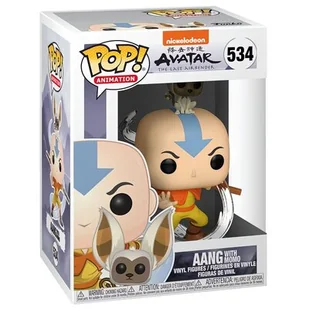 Pop Avatar Aang with Momo Vinyl Figure - Pozostałe książki - miniaturka - grafika 1