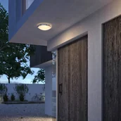 Lampy ogrodowe - Philips Doris zewnętrzna LED IP54 2 700 K nikiel - miniaturka - grafika 1