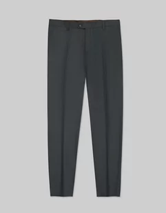 spodnie zogno zielony slim fit - Spodnie męskie - miniaturka - grafika 1