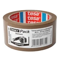 Taśmy izolacyjne i naprawcze - Tesa Taśma pakowa solvent 66m:48mm brązowa H5526302 - miniaturka - grafika 1