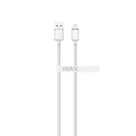 Kable USB - Kabel VIDVIE CB4024 USB/iPhone 3A, 1.2m biały - miniaturka - grafika 1
