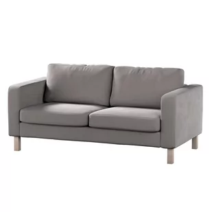 Dekoria pl pl Pokrowiec na sofę Karlstad 2-osobową nierozkładaną krótki gołębi szary 165 x 89 x 64 cm Velvet 617-704-11 - Pokrowce na meble - miniaturka - grafika 1
