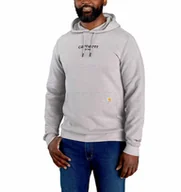 Bluzy męskie - Bluza Carhartt Force Lightweight Logo ASPHALT HEATHER - miniaturka - grafika 1